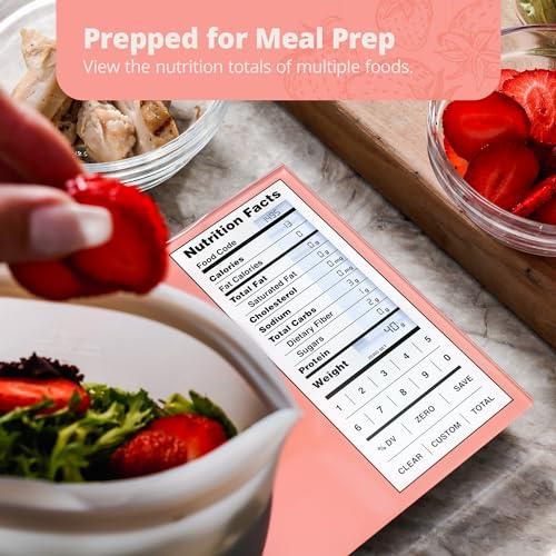 Greater Goods Nutrition Scale, Food Grade Glass, Calorie Counting Scale, Meal Prep Scale, and Weight Loss Scale, Designed in St. Louis, Pink - CookCave