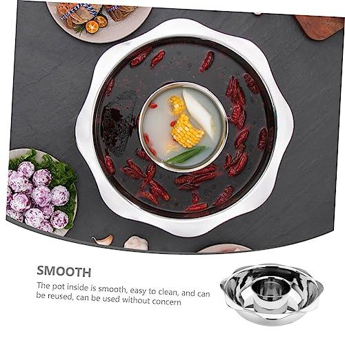 GOOHOCHY stainless steel hot pot sichuan hot pot dual sided hot pot noodle pot korean shabu shabu pot double sauce pot shabu shabu hot pot kitchen cooking pot stew pot pan induction cooker - CookCave