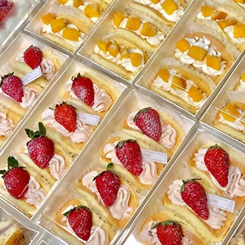 Ocmoiy Charcuterie Boxes with Clear Lids, 50 Pack White Bakery Boxes, Cookie Boxes, Small Treat Boxes for Pastry, Sandwich, Cupcakes, Strawberries, Dessert To Go Containers - CookCave