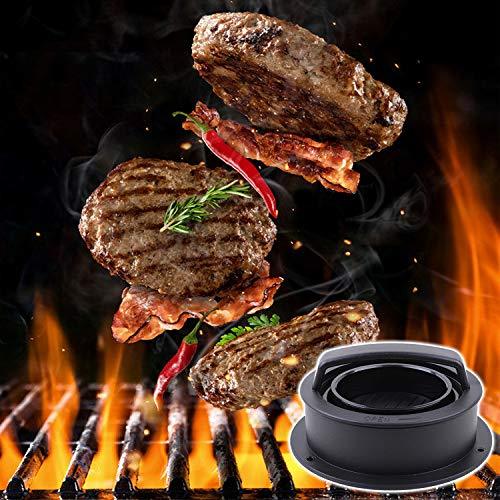 Hamburger Press, Hamburger Press Patty Maker, 3 in 1 Stuffed Burger Press Patty Maker, Patty Press for Stuffed Burgers, Sliders, Beef Burger, Non Stick Kitchen Barbecue Tool Grilling Accessories - CookCave