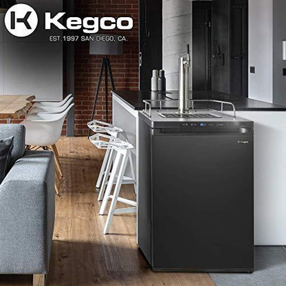 Kegco K309B-1 Keg Dispenser, Black - CookCave