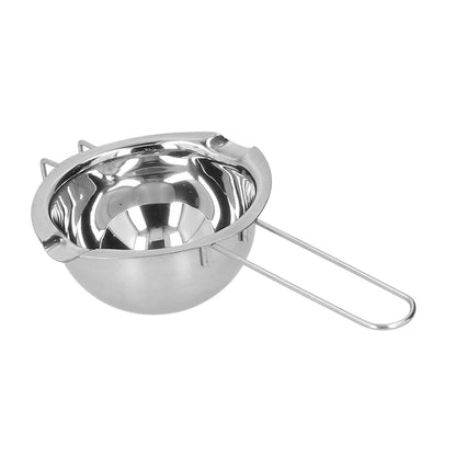 Chocolate Melting Pot, 400ml Stainless Steel Double Boiler Pot Universal Melting Pot for Melting Chocolate, Candy, Soap and Candle Making - CookCave