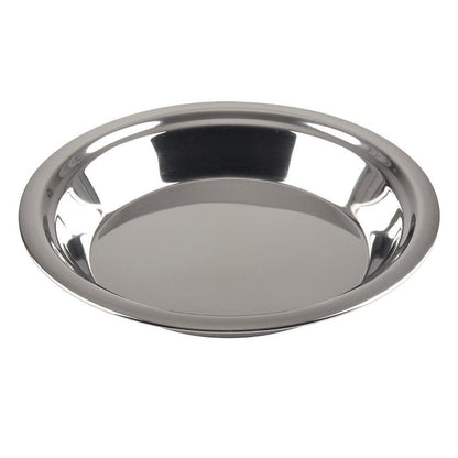 Lindy's - 5M871 Lindy's Stainless Steel 9 inch pie pan, Silver - CookCave