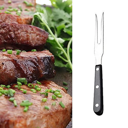 2 Pcs Carving Forks Pot Forks Stainless Steel Meat Serving Forks for BBQ Kitchen Turkey Roast Dinner Party Festival - CookCave