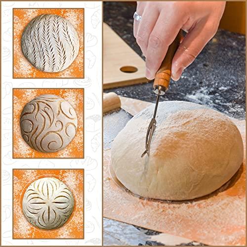 Liliadon Proofing Baskets Sourdough Starter Set of 11 - 2 Round 9 Inches Banneton Bread Basket, Supplies and Tools for Bread Baking Starter Kit Perfect for Gift - CookCave