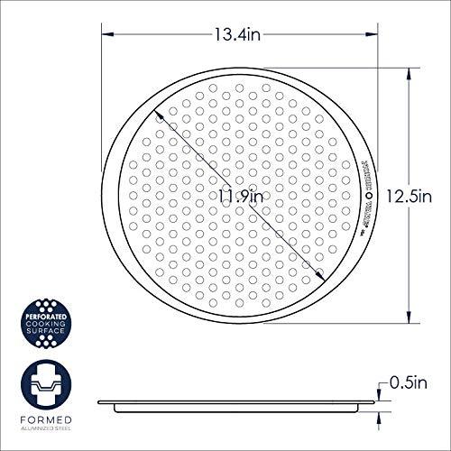 Nordic Ware 365 Indoor/Outdoor Large Pizza Pan, 12-Inch - CookCave