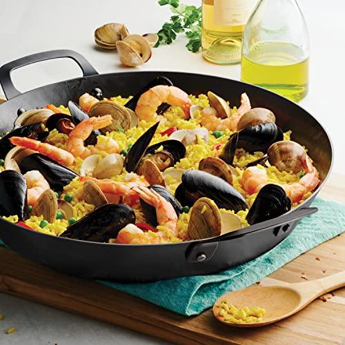 Tramontina 15 in Carbon Steel Paella Pan - CookCave