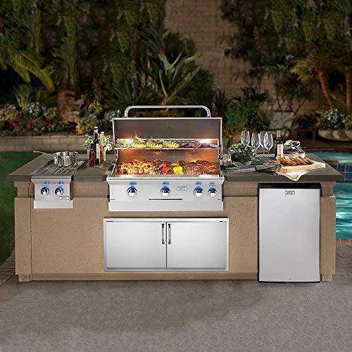 AOG American Outdoor Grill T-Series 36-Inch 3-Burner Built-in Natural Gas Grill with Rotisserie - 36NBT - CookCave