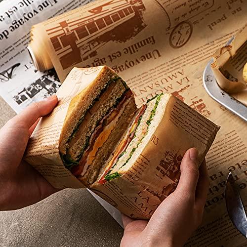 TEEWAL Baking Paper, High Temperature Resistant, Waterproof and Greaseproof Baking Paper, Non-Stick Baking Paper Roll for Cooking, Grilling, Steaming and Air Fryer, Brow 30cm x 8m/ 0.98 x 26.24 Feet - CookCave