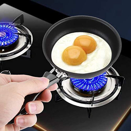 tiny frying pan small omelette induction for eggs pans fry egg single pancake one skillet non stick nonstick mini keenso 5 inch hob blinis 12cm 12CM Mini Fry Pan Pure Iron DuPont - CookCave