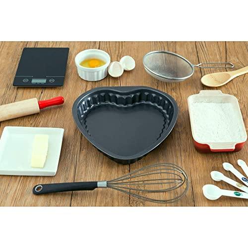 JOEY'Z Non-Stick Heart Shaped Cake Pan Baking Pan - Large 10 Inch - Valentines Day Gifts - Heart Shaped Cake Pans/Heart Cake Pan - CookCave