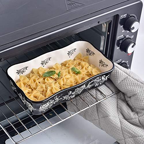 Wisenvoy Baking Dish Casserole Dish Ceramic Lasagna Pan 2-Pcs Bakeware Sets Baking Dishes Baking Set Baking Dish Set - CookCave