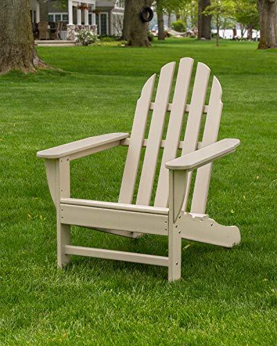 POLYWOOD AD4030BL Classic Outdoor Adirondack Chair, Black - CookCave