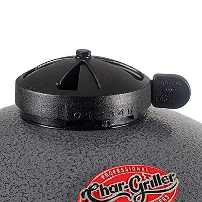 Char-Griller E86714 AKORN Jr. Kamado, Ash Portable Charcoal Grill - CookCave