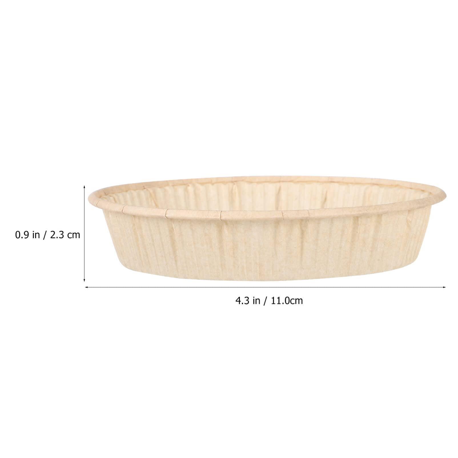 4 Inch Baking Cups 100 Pcs Paper Mini Tart Pans for Baking 4inch Mini Pie Pans Tins Disposable Baking Dish Egg Tart Molds Oven Microwave Safe Mini Tart Cups - CookCave