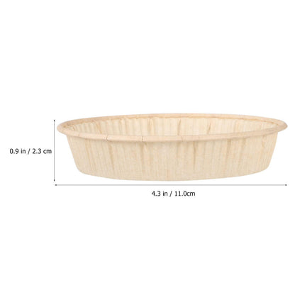 4 Inch Baking Cups 100 Pcs Paper Mini Tart Pans for Baking 4inch Mini Pie Pans Tins Disposable Baking Dish Egg Tart Molds Oven Microwave Safe Mini Tart Cups - CookCave