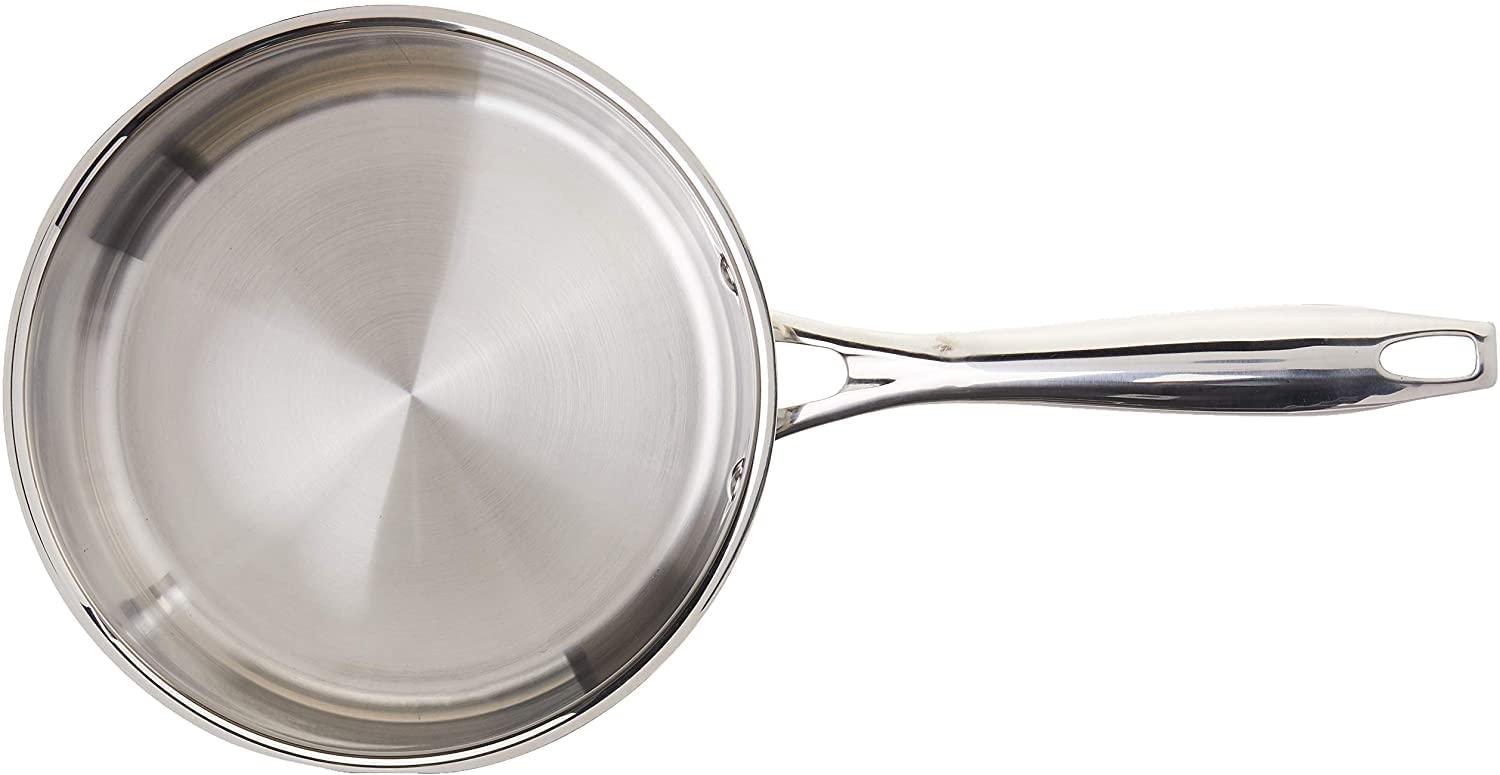 Cuisinart Professional Stainless Saucepan with Cover, 3-Quart, Stainless Steel - CookCave