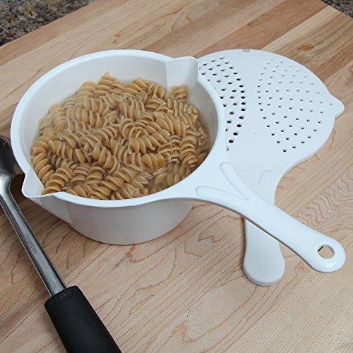 Home-X Microwave Cooking Pot with Strainer Lid - CookCave