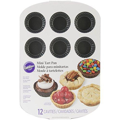 Wilton Non-Stick Mini Tart Pan, 12-Cavity - CookCave