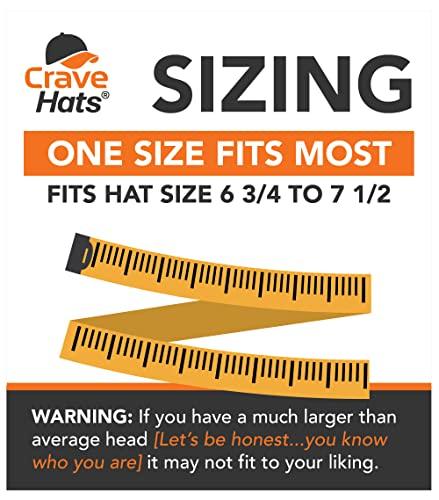 CRAVE HATS Grill Master Hat, Grilling Gifts, Grill Gifts for Men, Unique Grill Gifts (Gray/Black) - CookCave