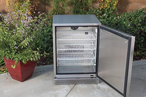 Bull Outdoor Products 13700 Series II Outdoor Refrigerator, Stainless Steel - CookCave