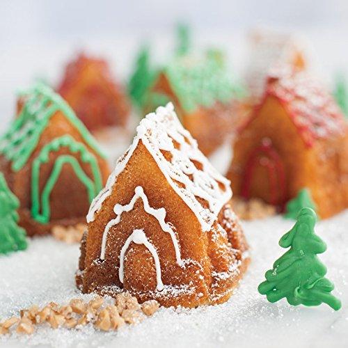 Nordic Ware Cozy Village Gingerbread House, 6 Cups, Silver - CookCave