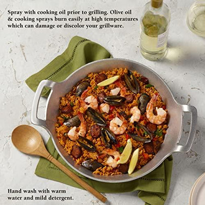 Wilton Armetale Gourmet Grillware Paella Pan - CookCave