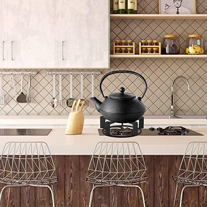OSALADI Wok Stand Wok Support Ring Cast Iron Gas Stove Wok Rack with Five- foot for Home Kitchen Gas Stove Cooktop Accessories (Black) Stove Burner Covers - CookCave