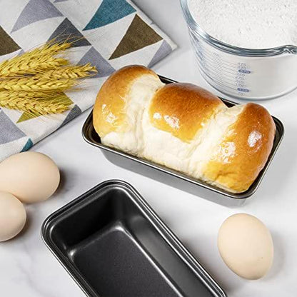 Tiawudi 6 Pack Mini Loaf Pans, Non-Stick Baking Bread Pan, Carbon Steel Bakeware - CookCave