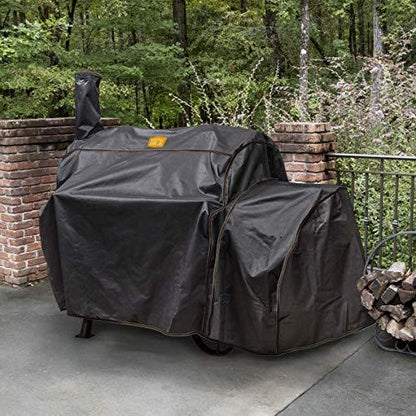 Oklahoma Joe’s Highland Offset Smoker Cover, Black - CookCave