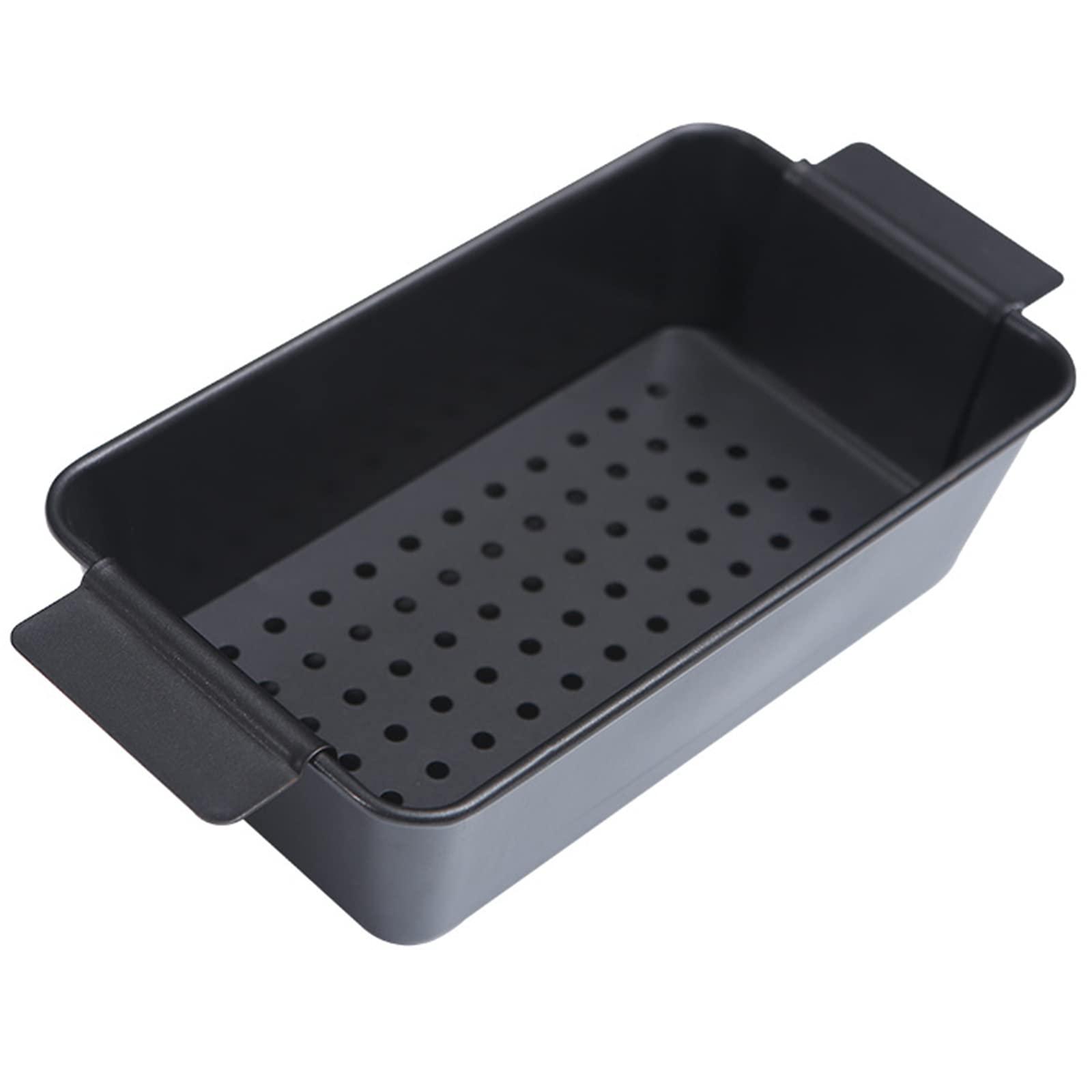 Tosnail 4-Piece Non-Stick Meatloaf Pan with Drain Bread Loaf Pan Set - CookCave
