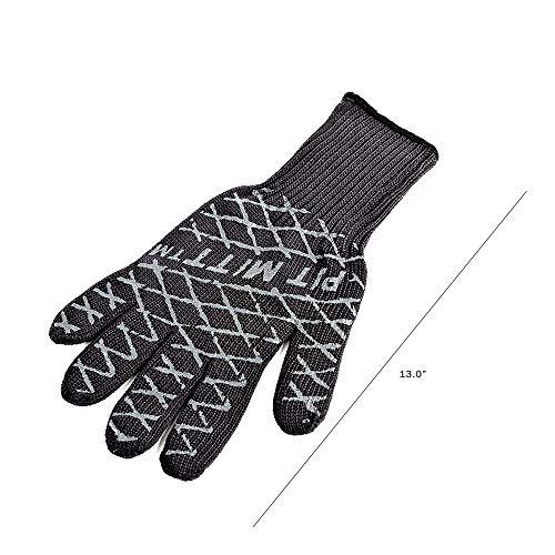 Charcoal Companion Ultimate Barbecue Pit Mitt Glove - For Grill or Oven - Measures 13" Long - CC5102. - CookCave