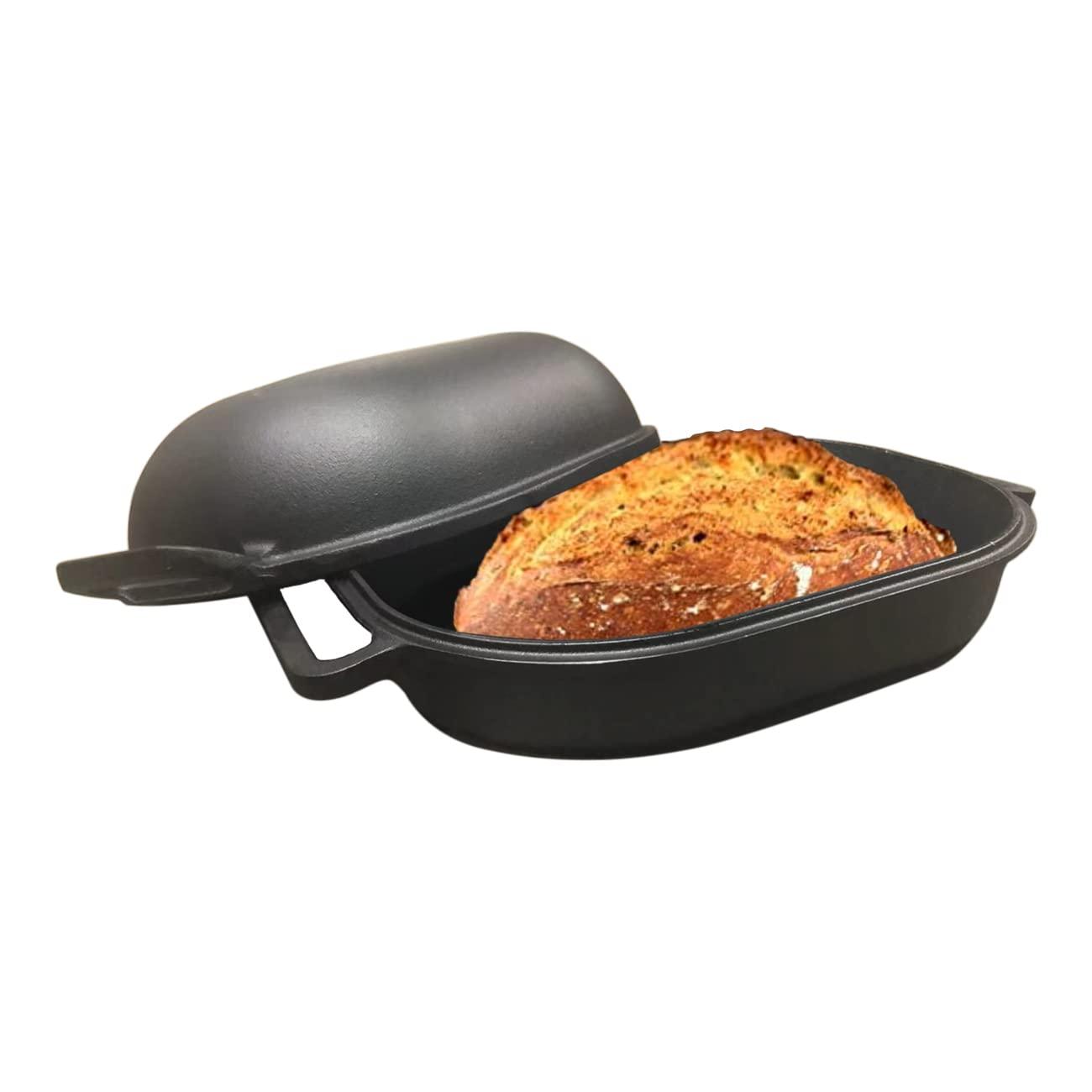 Cuisiland Large Heavy Duty Cast Iron Bread & Loaf Pan - A perfect way for baking - CookCave