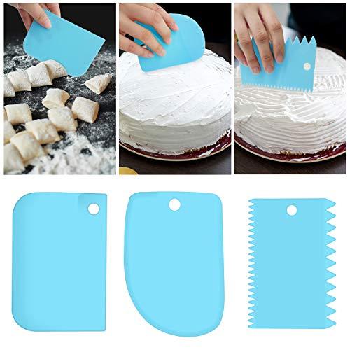 Silicone Icing Piping Bag,Reusable Cream Pastry Bag and 20× Stainless Steel Nozzle Set DIY Cake Decorating Tool(20×Nozzle, 2×Icing Cream Pastry Bag and 2 X Converter and 3×Scraper) [Energy Class A+] - CookCave