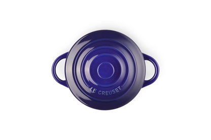 Le Creuset Stoneware Mini Round Cocotte, 8 oz., Indigo - CookCave