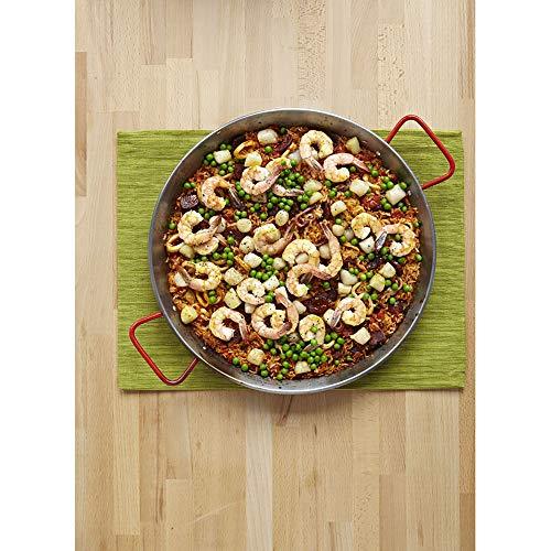 IMUSA USA , Red Paella Pan 15-Inch, 15 Inch - CookCave