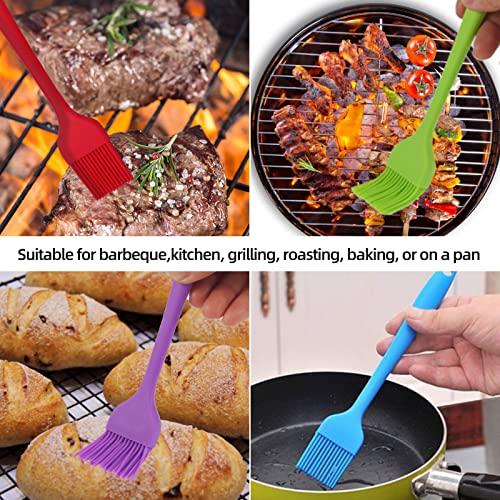6 PCS CUALORK Silicone Basting Brush, Upgrade Pastry Brush,Heat Resistant Silicone Brushes, Premium Cooking Brush for Sauce Marinade Meat Glazing, Oil Brush for BBQ Kitchen Cooking Baking and Grilling - CookCave