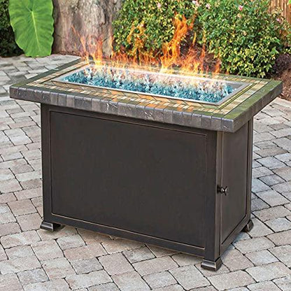 Stanbroil Rectangle Drop-in Fire Pit Pan w/H-Burner, 48 by 14-Inch 304 Series SS DIY Propane Natural Gas Firepit Kit - CookCave