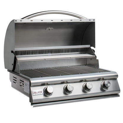 Built In Propane Grill | Drop In 4 Burner | Stainless Quality Grills for Kitchen BBQ | Upgrage Your Grill With Luxury Outdoor Cooking By Blaze Grills - CookCave