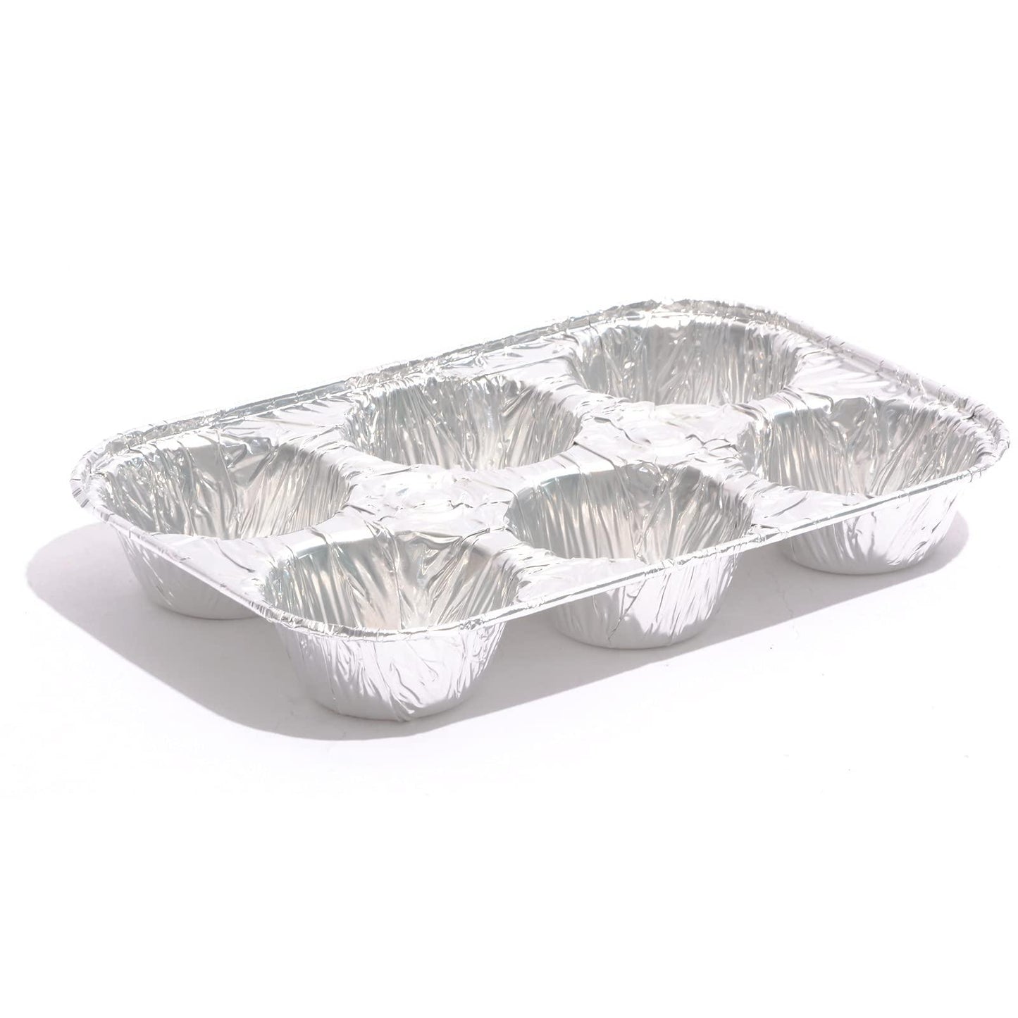 Waytiffer (10pack Muffin Pan | 6-Cup Cupcake Aluminum Pans Favorite Muffin Tin Size for Baking Cupcakes Muffins and Mini Pies - Standard Size - CookCave