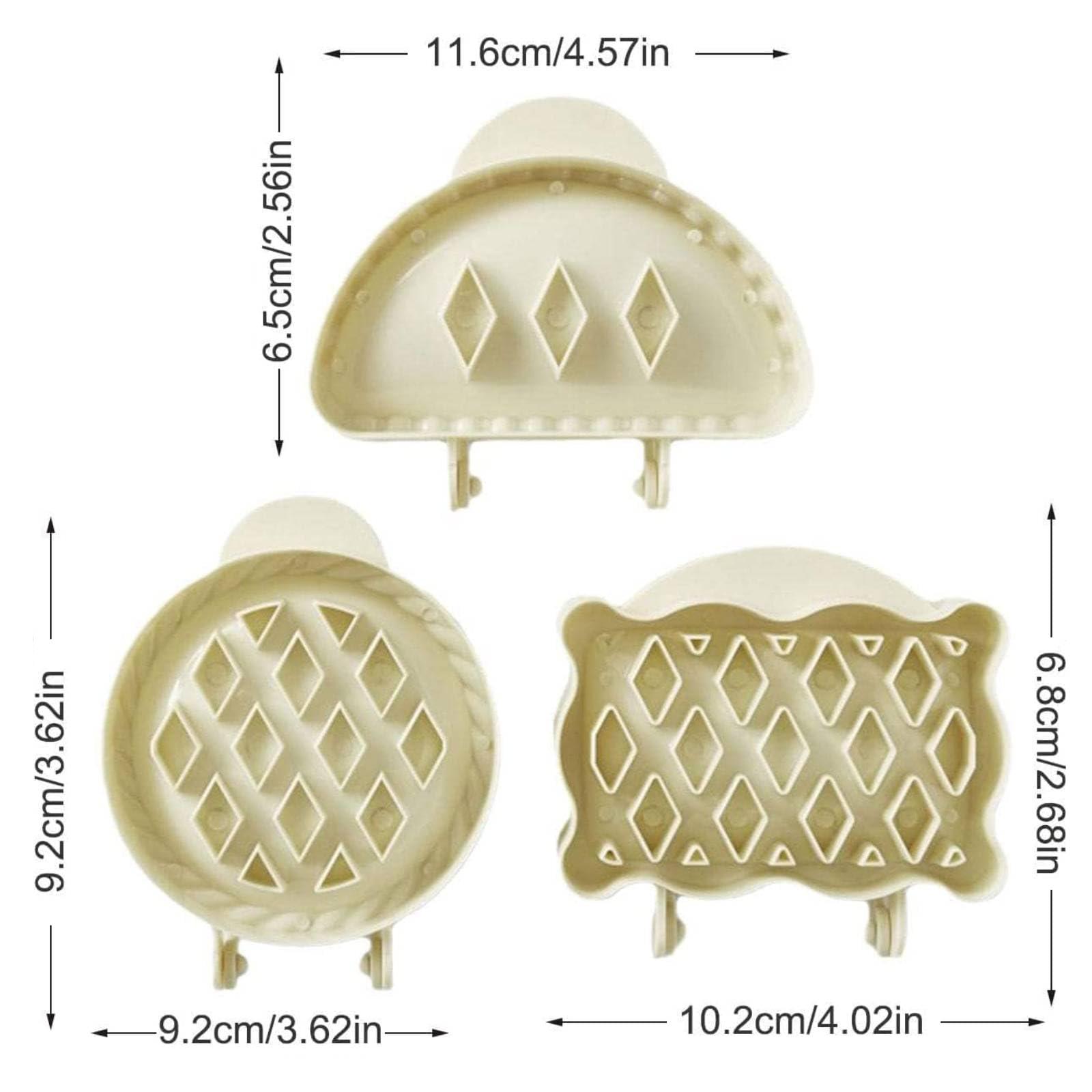 Hand Pie Molds - Party Potluck Hand Pie Molds, Hand Pie Molds, Dough Presser Pocket Pie Molds For Picnics, Barbecues(3-Pcs) - CookCave