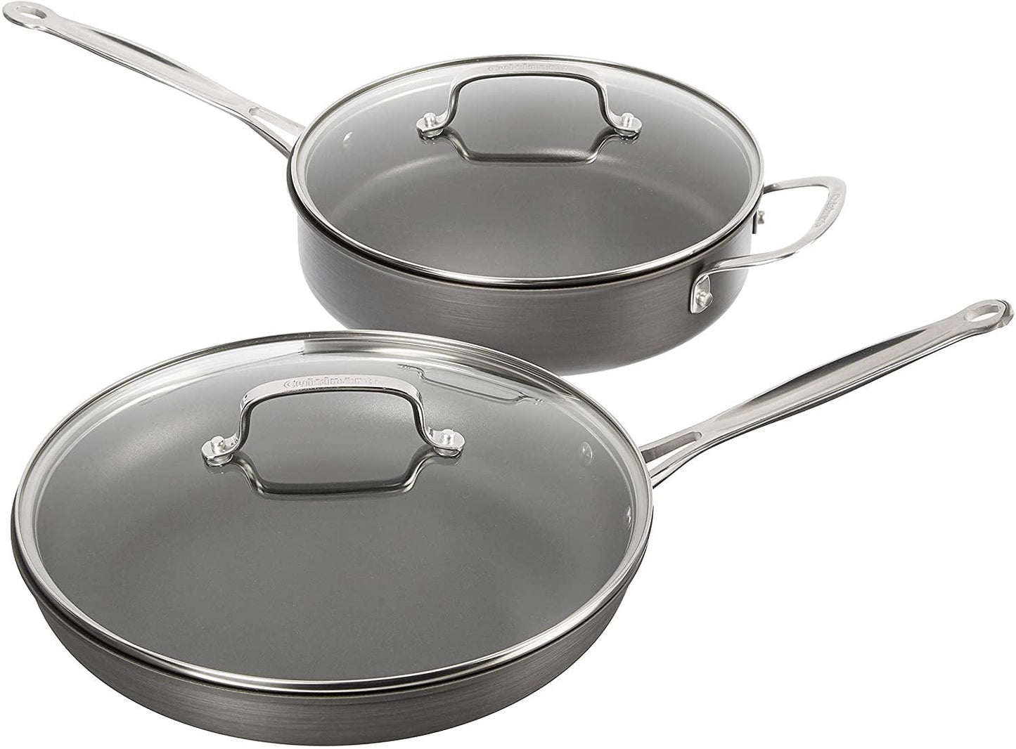 Cuisinart 17-Piece Cookware Set, Chef's Classic Nonstick Hard Anodized, 66-17 - CookCave