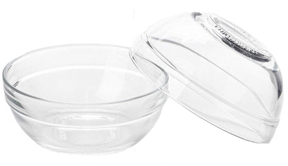 Lawei Set of 12 Glass Bowls - 3.5 inch Mini Prep Bowls Serving Bowls Glass Salad Bowl for Kitchen Prep, Dessert, Dips, Candy Dishes - CookCave