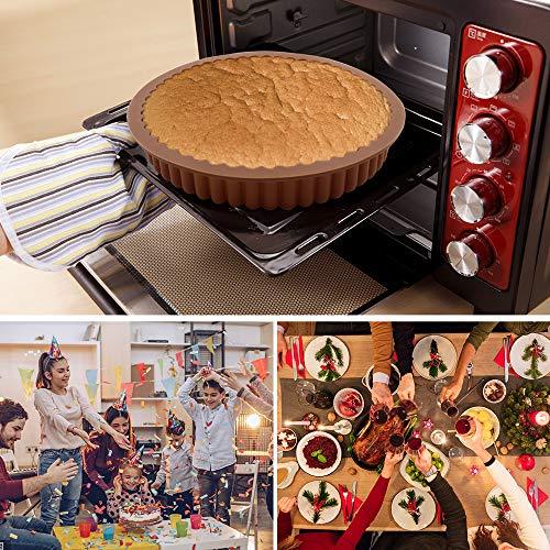 Meiyouju 2 Pcs Cookie Cake Pans,Oreo Cookie Silicone Molds 7.4inch Baking Silicone Molds,Food Grade Silicone Molds for Layer Cake,Pizza Tray Bakeware,Brownies, Baked Cakess - CookCave