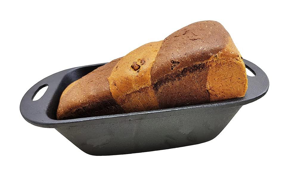 HAWOK Cast Iron Bread Maker Loaf Pan pack of 2 - CookCave