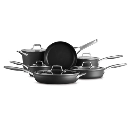 Calphalon Premier Hard-Anodized Nonstick Cookware, 11-Piece Pots and Pans Set - CookCave