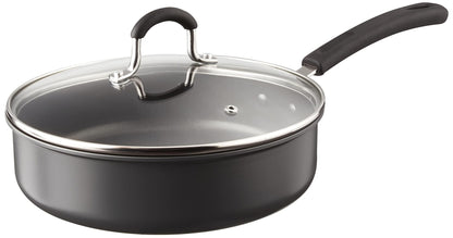 Cook N Home 2635 3 Quart/24cm Anodized Nonstick Saute Pan, 3 Quarts, Black - CookCave