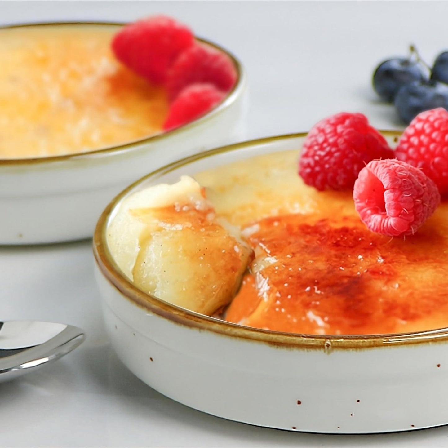 ONEMORE Ramekins 4 oz - Oven Safe Shallow Ramekins for Creme Brulee - Set of 6 - CookCave