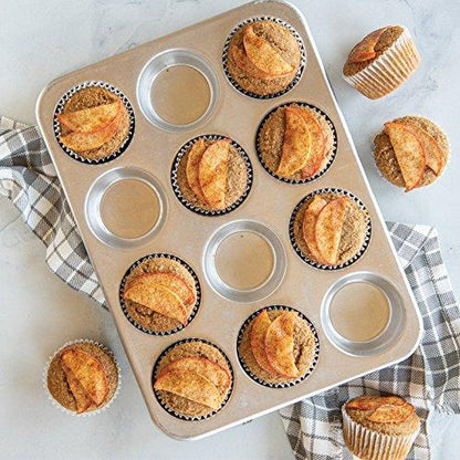 Nordic Ware Natural Aluminum Commercial Muffin Pan, 12 Cup - CookCave