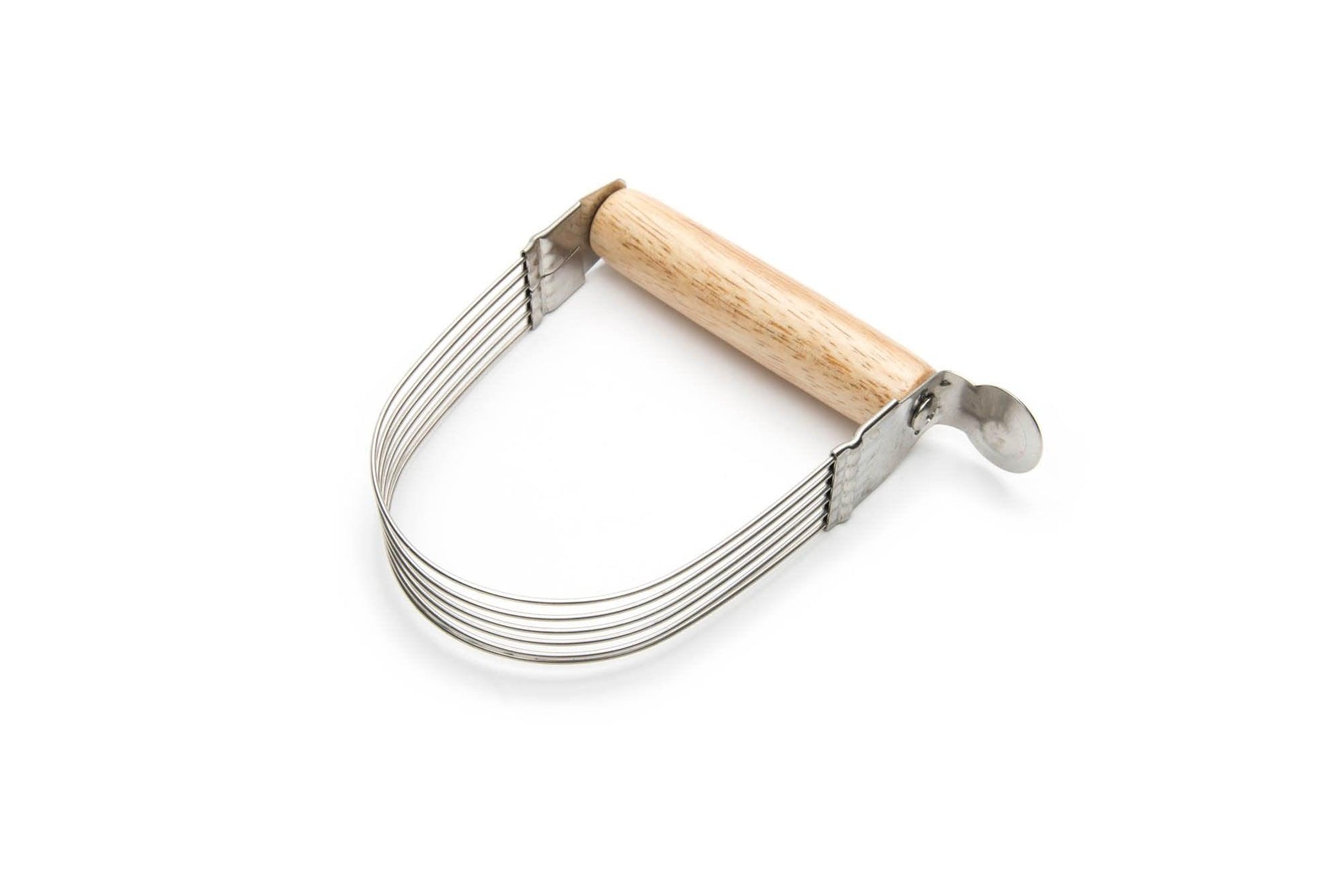 Fox Run Wire Pastry Blender, 5", Steel and Wood - CookCave